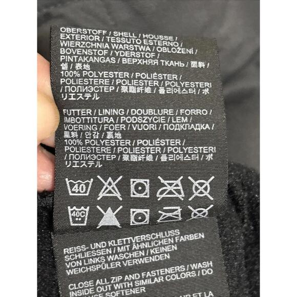 Jack Wolfskin MENS FULL ZIP Fleece Size M BLACK EMBROIDERED LOGO, POCKETS, WARM - Picture 13 of 15